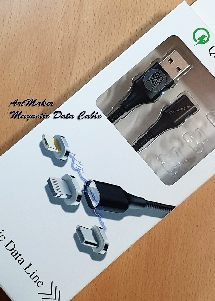 ArtMaker.xyz 자석 충전케이블 / 마이크로5핀 / 아이폰8핀 / USB-C 선택